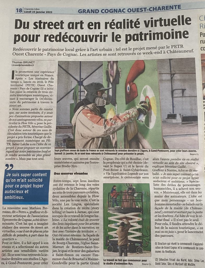 Cyclo Street Art – Charente Libre – 2023